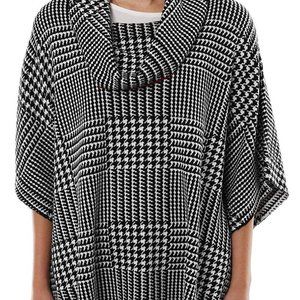 New Fever Poncho Sweater Diamond 2 Sizes S-M & L-X